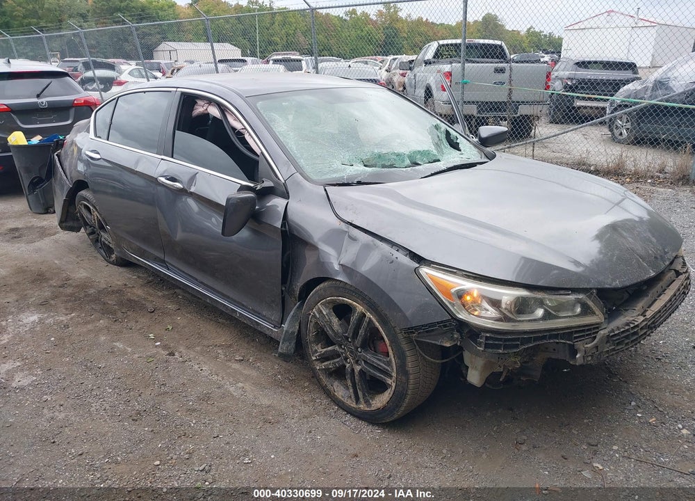 2017 HONDA ACCORD SPORT SE VIN: 1HGCR2F12HA146034