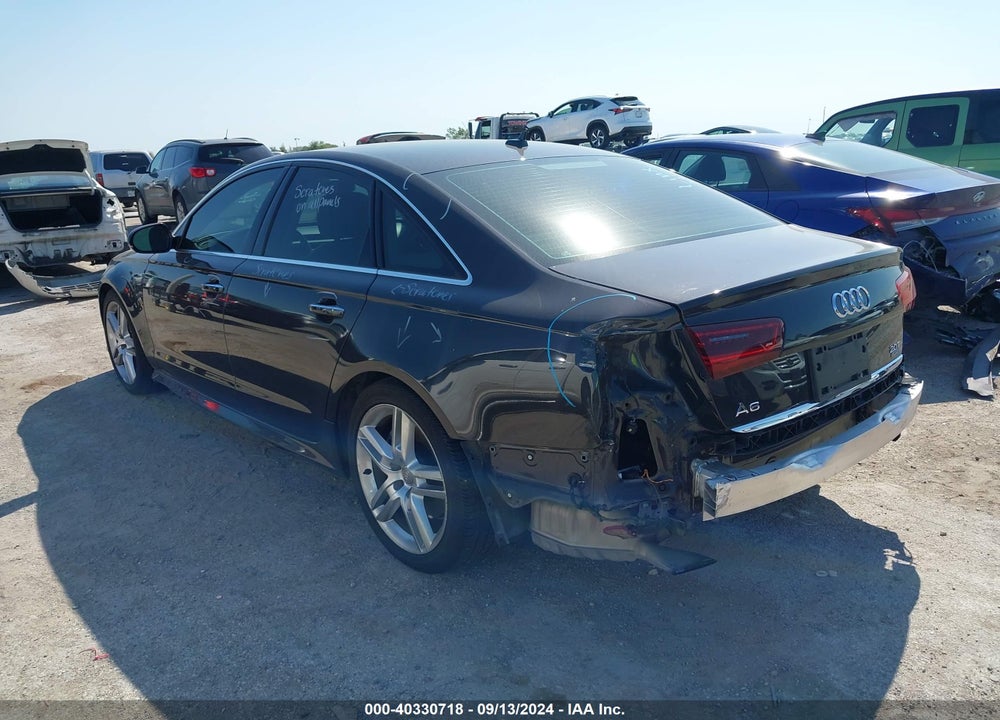 2016 AUDI A6 2.0T PREMIUM PLUS VIN: WAUGFAFC7GN124460