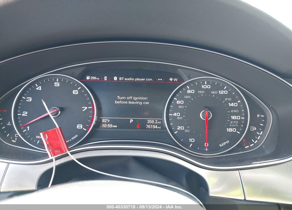 2016 AUDI A6 2.0T PREMIUM PLUS VIN: WAUGFAFC7GN124460
