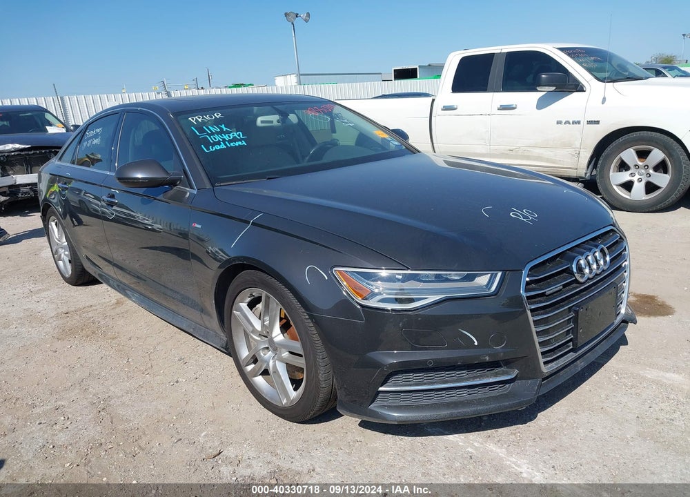 2016 AUDI A6 2.0T PREMIUM PLUS VIN: WAUGFAFC7GN124460