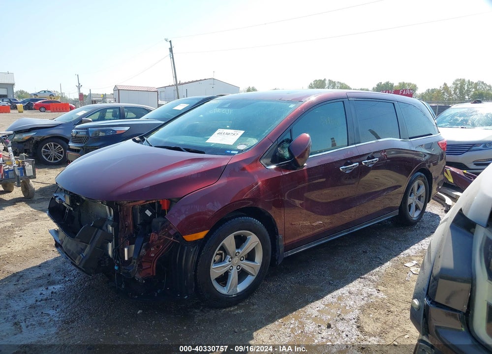 2018 HONDA ODYSSEY EX-L VIN: 5FNRL6H75JB051922