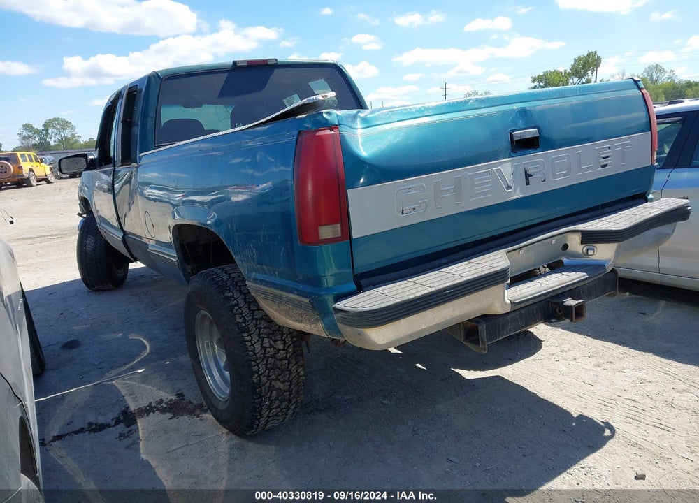 1997 CHEVROLET K1500 FLEETSIDE VIN: 2GCEK19R4V1201385