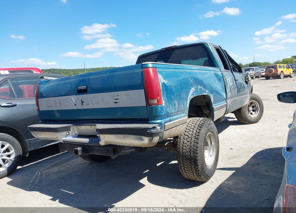 1997 CHEVROLET K1500 FLEETSIDE VIN: 2GCEK19R4V1201385