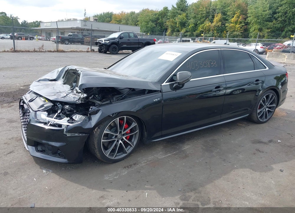 2018 AUDI S4 3.0T PREMIUM PLUS VIN: WAUB4AF48JA001273