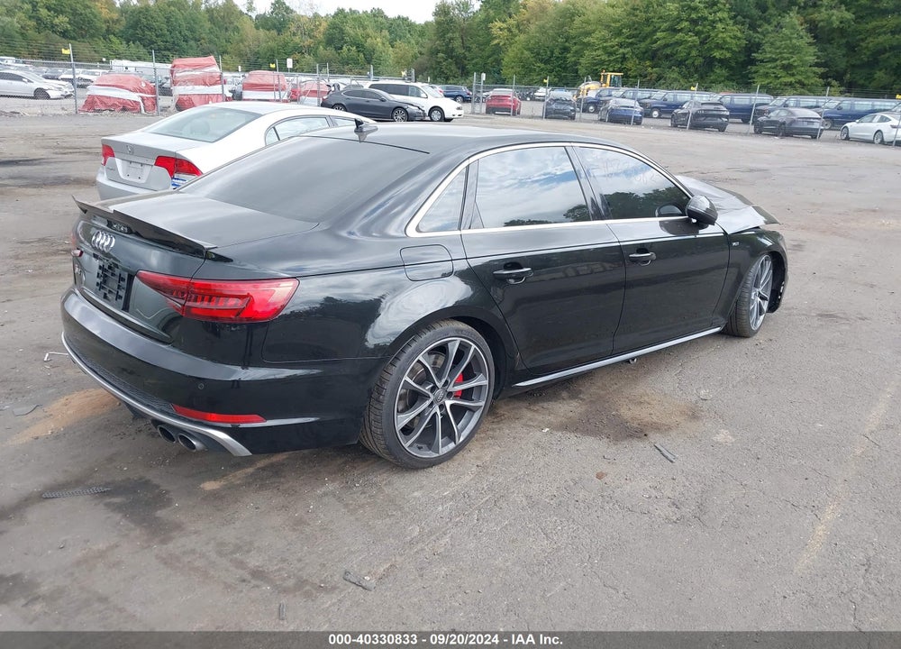 2018 AUDI S4 3.0T PREMIUM PLUS VIN: WAUB4AF48JA001273