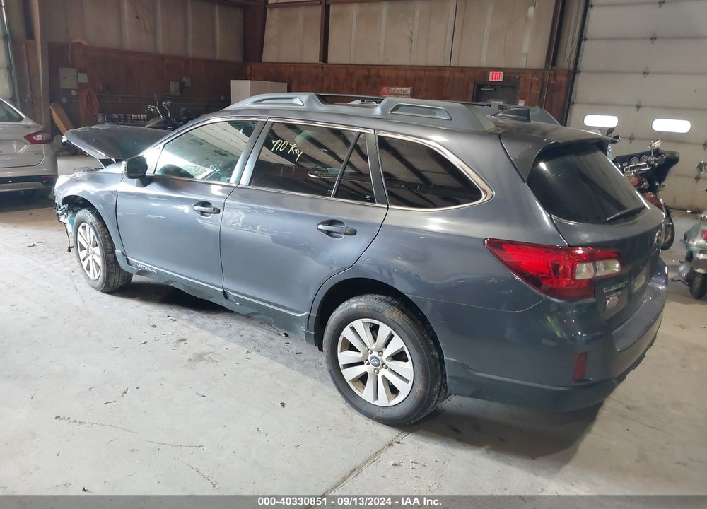 2016 SUBARU OUTBACK 2.5I PREMIUM VIN: 4S4BSAHC6G3287274