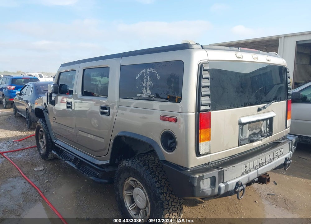 2003 HUMMER H2 VIN: 5GRGN23U83H123480