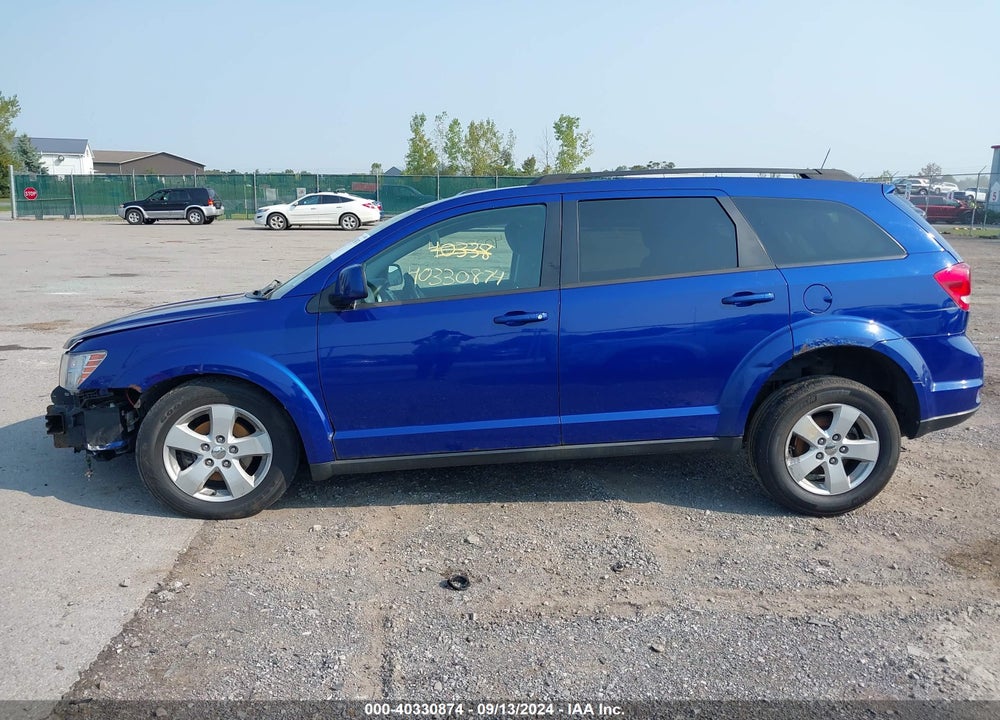 2012 DODGE JOURNEY SXT VIN: 3C4PDDBG0CT266694