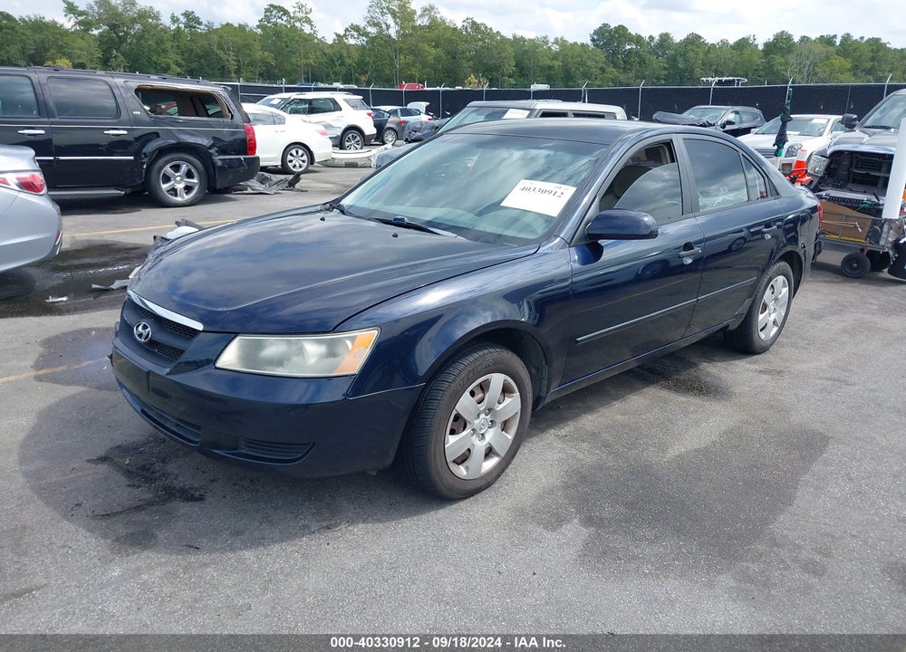 2008 HYUNDAI SONATA GLS VIN: 5NPET46C18H370135