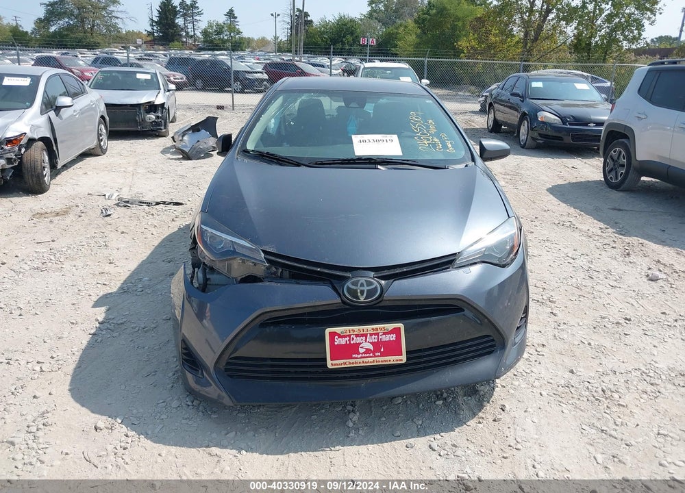2018 TOYOTA COROLLA LE VIN: 2T1BURHE3JC055079