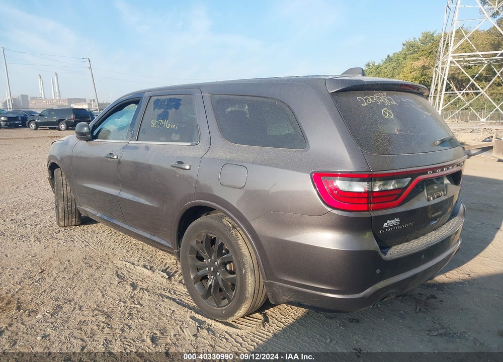 2020 DODGE DURANGO GT RWD VIN: 1C4RDHDG7LC223382