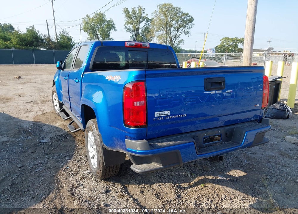 2022 CHEVROLET COLORADO VIN: 1GCGTCEN8N1127768