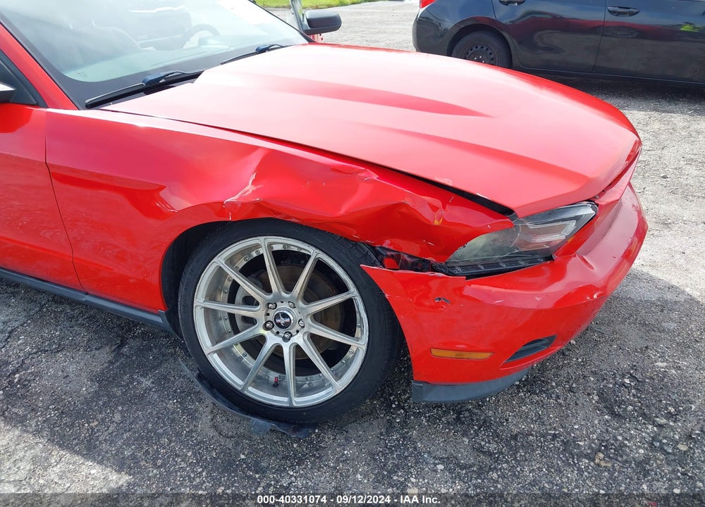 2012 FORD MUSTANG V6 VIN: 1ZVBP8EM9C5203455