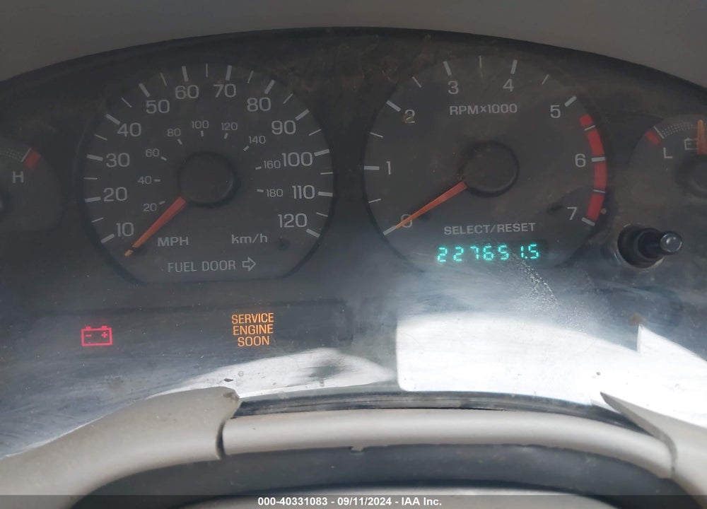 1999 FORD MUSTANG VIN: 1FAFP4048XF123669