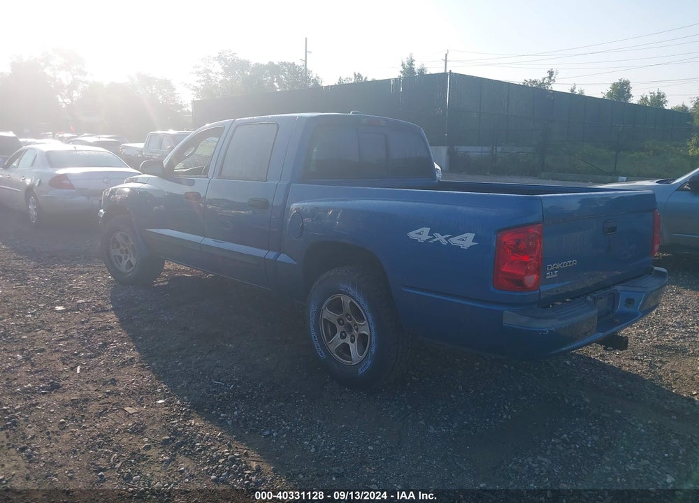2005 DODGE DAKOTA SLT VIN: 1D7HW48K55S159130