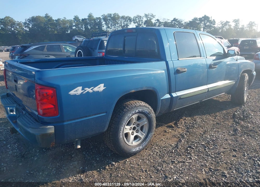 2005 DODGE DAKOTA SLT VIN: 1D7HW48K55S159130