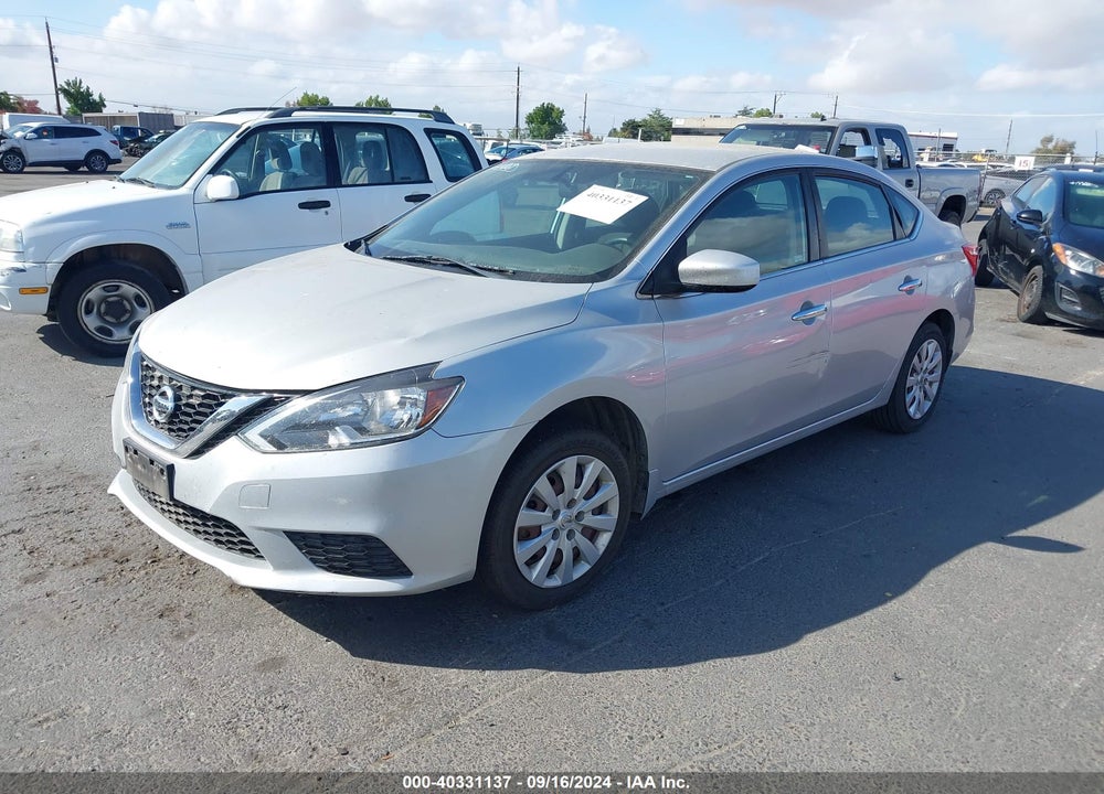 2016 NISSAN SENTRA S VIN: 3N1AB7AP7GY325511