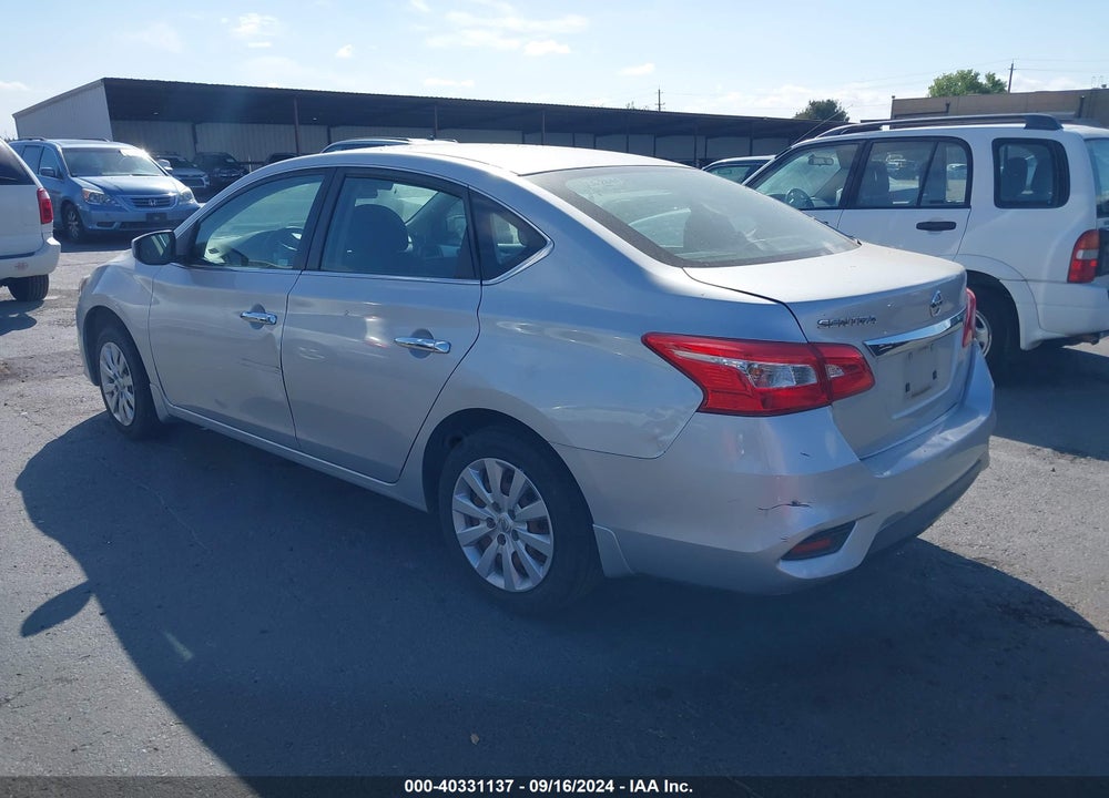 2016 NISSAN SENTRA S VIN: 3N1AB7AP7GY325511