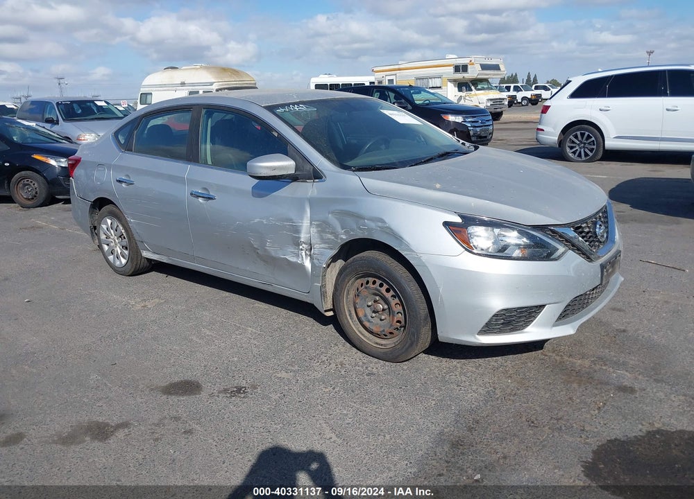 2016 NISSAN SENTRA S VIN: 3N1AB7AP7GY325511