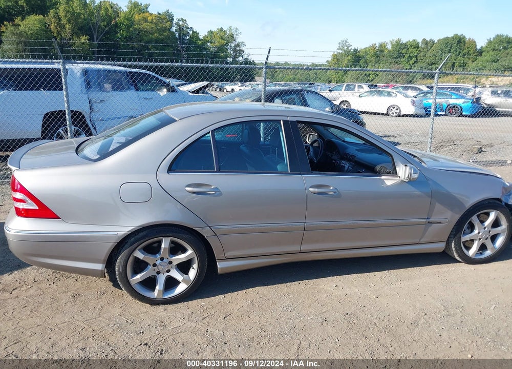 2007 MERCEDES-BENZ C 230 SPORT VIN: WDBRF52H17F919582