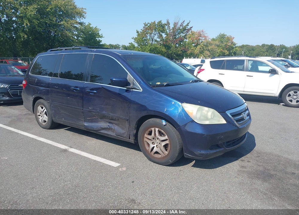 2006 HONDA ODYSSEY EX-L VIN: 5FNRL38776B055248