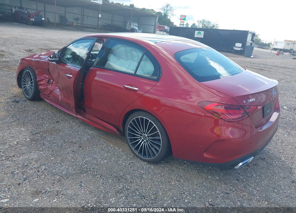 2022 MERCEDES-BENZ C 300 SEDAN VIN: W1KAF4GB4NR048370