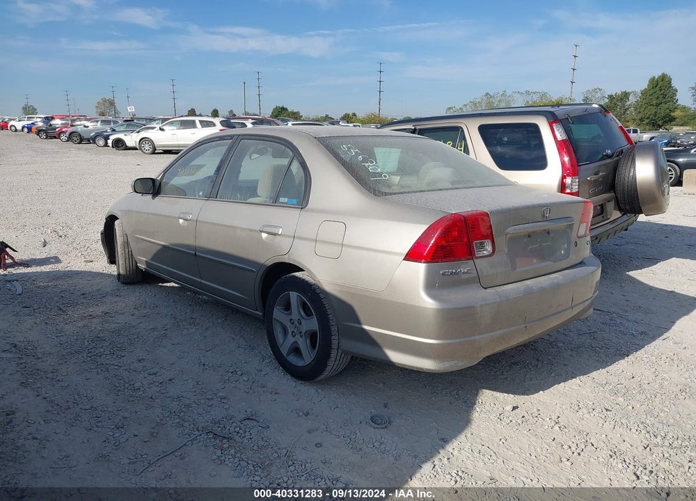 2004 HONDA CIVIC EX VIN: 2HGES26734H556709