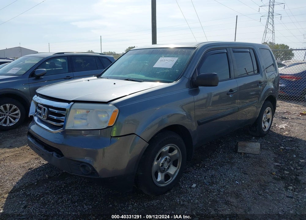 2013 HONDA PILOT LX VIN: 5FNYF4H29DB073034