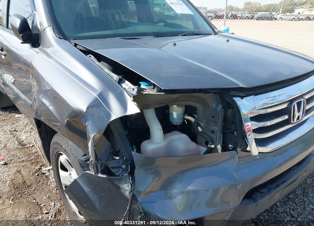 2013 HONDA PILOT LX VIN: 5FNYF4H29DB073034
