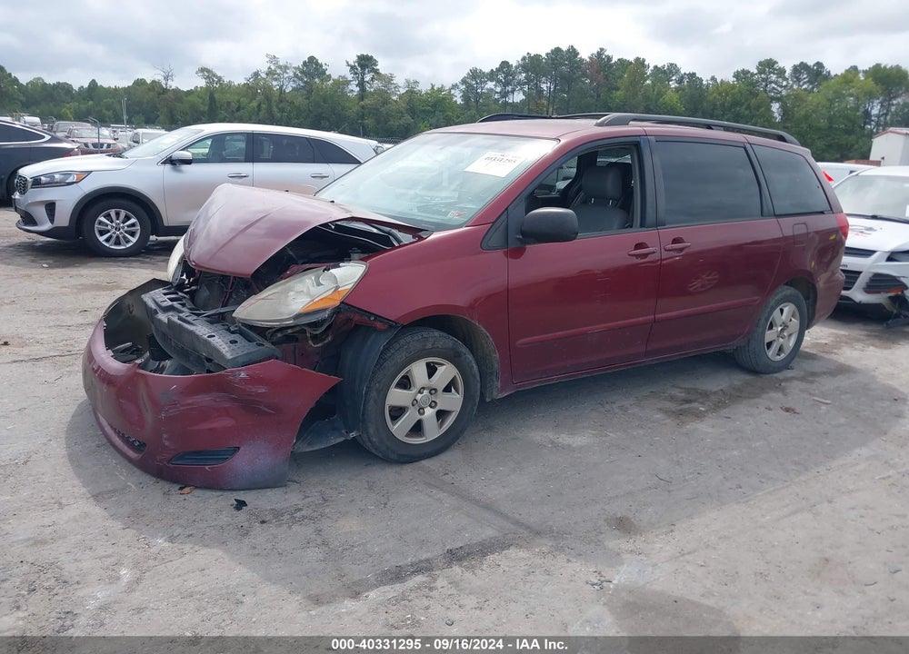 2007 TOYOTA SIENNA LE VIN: 5TDZK23C17S085196