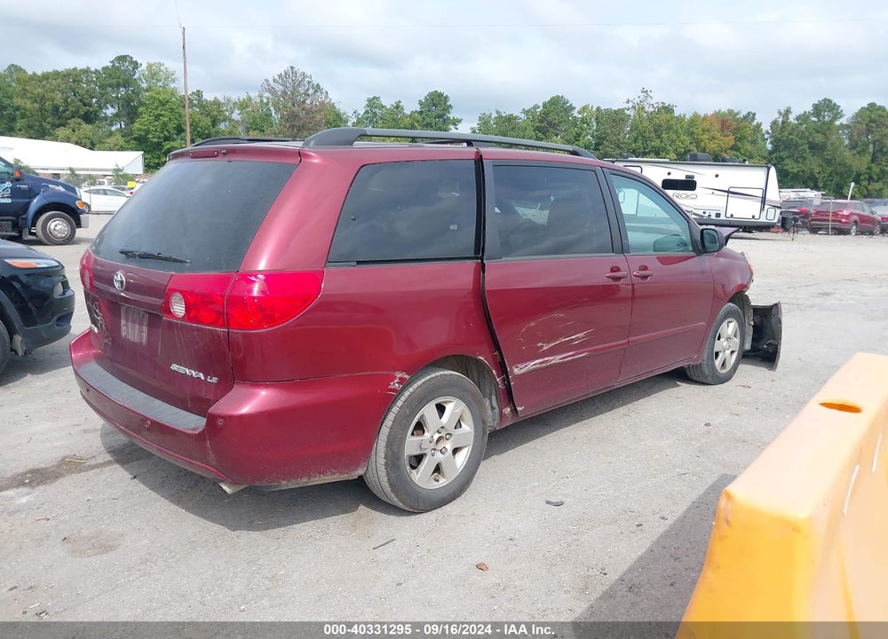 2007 TOYOTA SIENNA LE VIN: 5TDZK23C17S085196