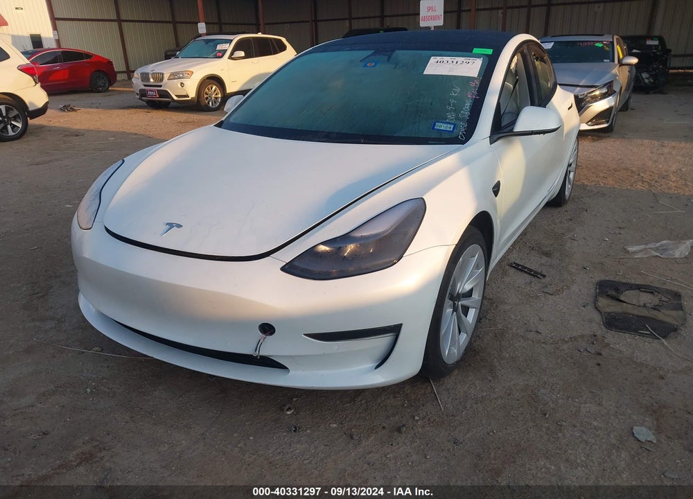 2022 TESLA MODEL 3 LONG RANGE DUAL MOTOR ALL-WHEEL DRIVE VIN: 5YJ3E1EB8NF329780