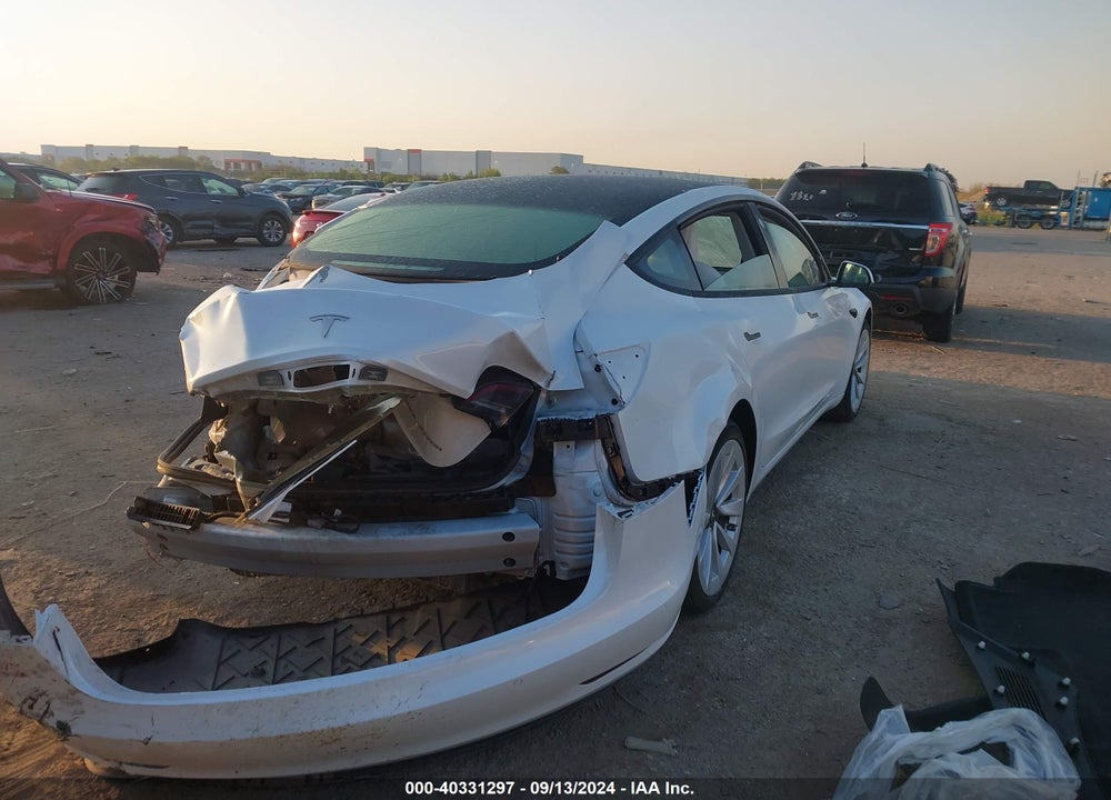 2022 TESLA MODEL 3 LONG RANGE DUAL MOTOR ALL-WHEEL DRIVE VIN: 5YJ3E1EB8NF329780