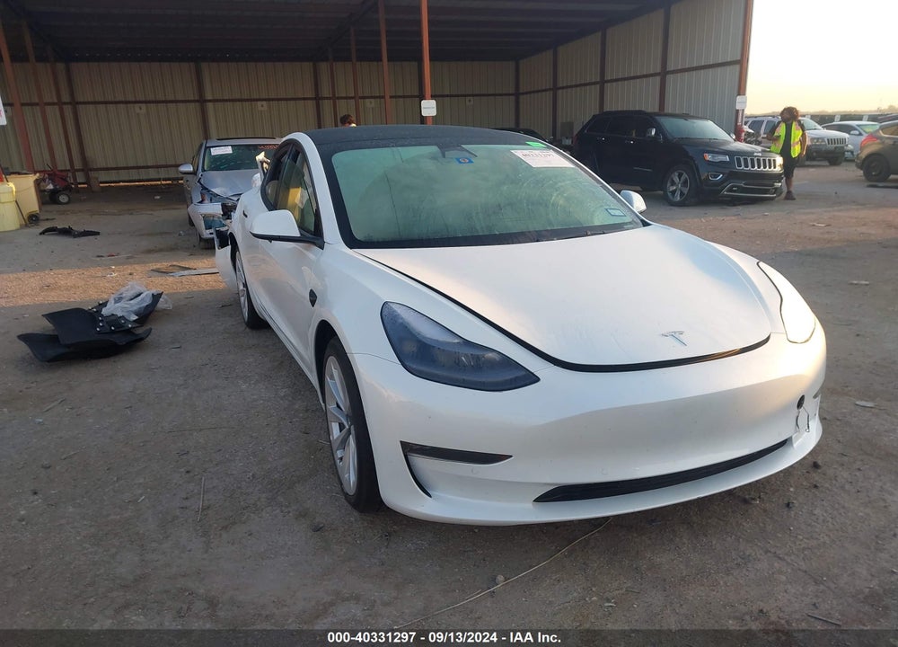2022 TESLA MODEL 3 LONG RANGE DUAL MOTOR ALL-WHEEL DRIVE VIN: 5YJ3E1EB8NF329780