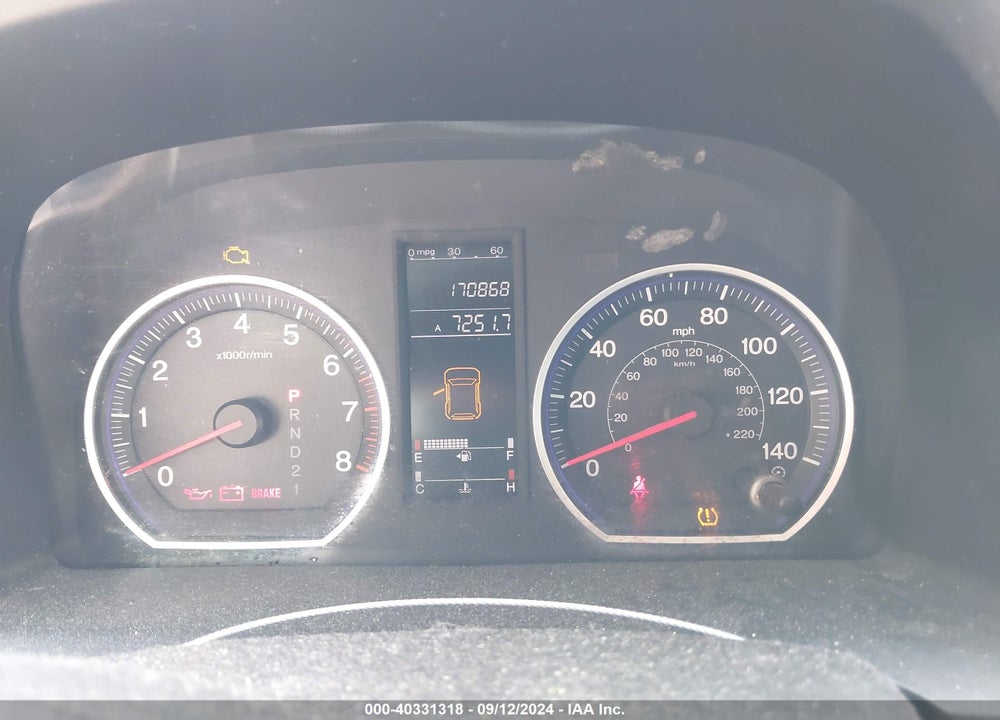 2008 HONDA CR-V LX VIN: JHLRE38398C024612
