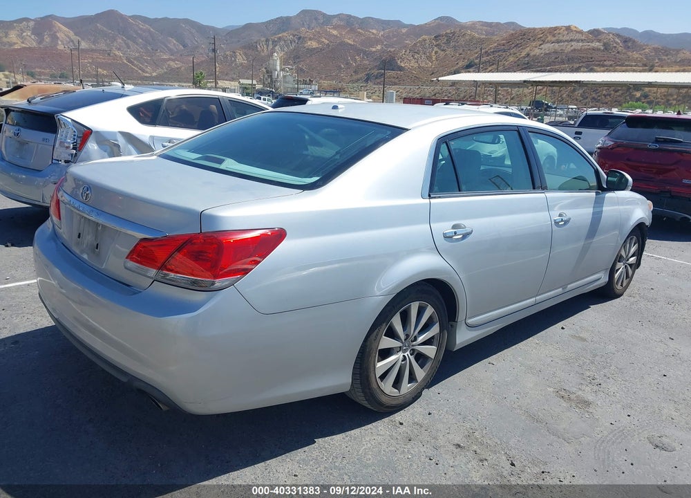 2011 TOYOTA AVALON LIMITED VIN: 4T1BK3DB1BU430692
