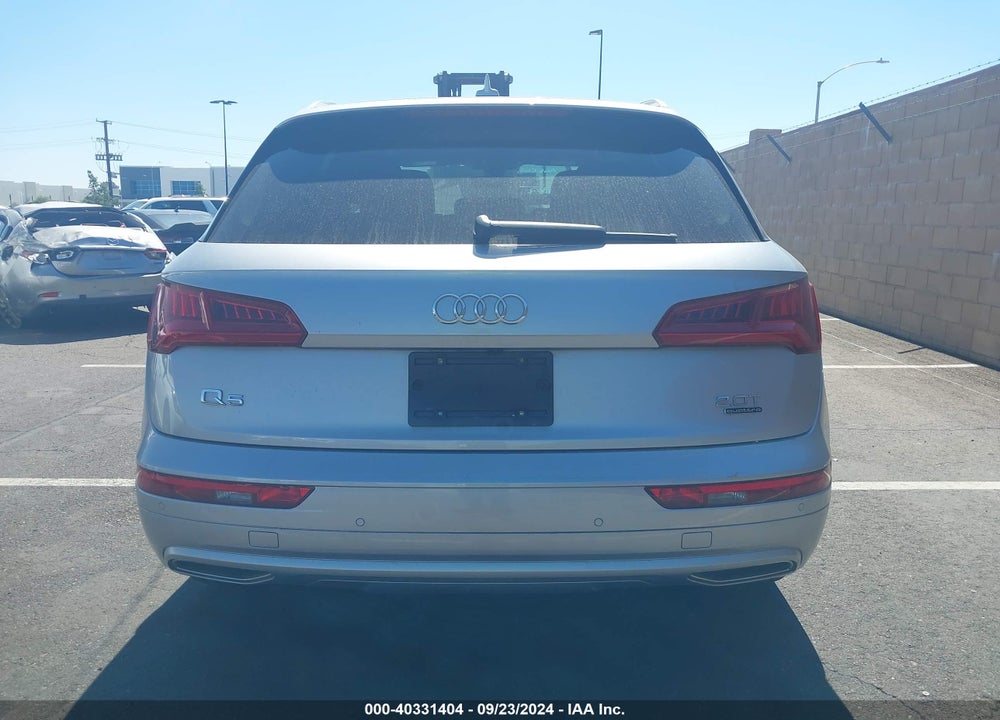2018 AUDI Q5 2.0T PREMIUM/2.0T TECH PREMIUM VIN: WA1BNAFYXJ2206729