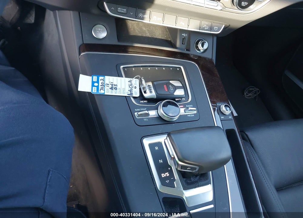2018 AUDI Q5 2.0T PREMIUM/2.0T TECH PREMIUM VIN: WA1BNAFYXJ2206729