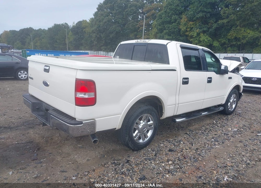 2008 FORD F-150 60TH ANNIVERSARY/FX2/KING RANCH/LARIAT/XLT VIN: 1FTPW12V98FA58967