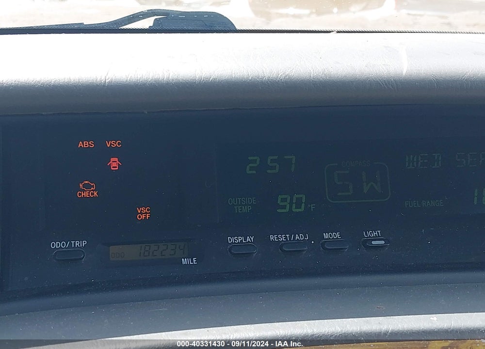 2001 TOYOTA AVALON XLS VIN: 4T1BF28B21U161075