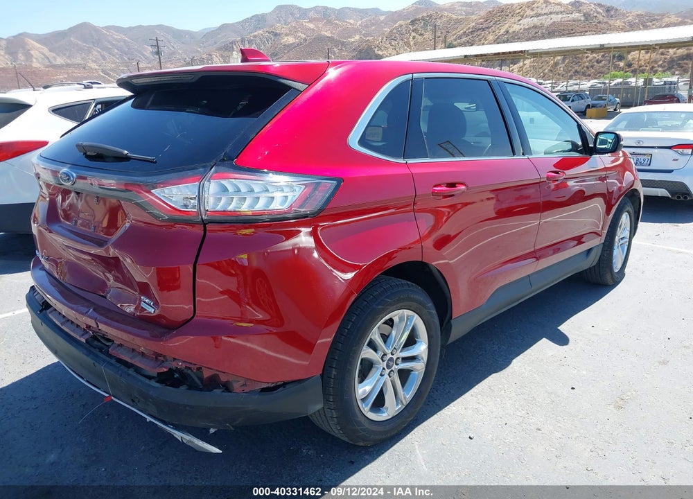 2017 FORD EDGE SEL VIN: 2FMPK3J92HBC22052