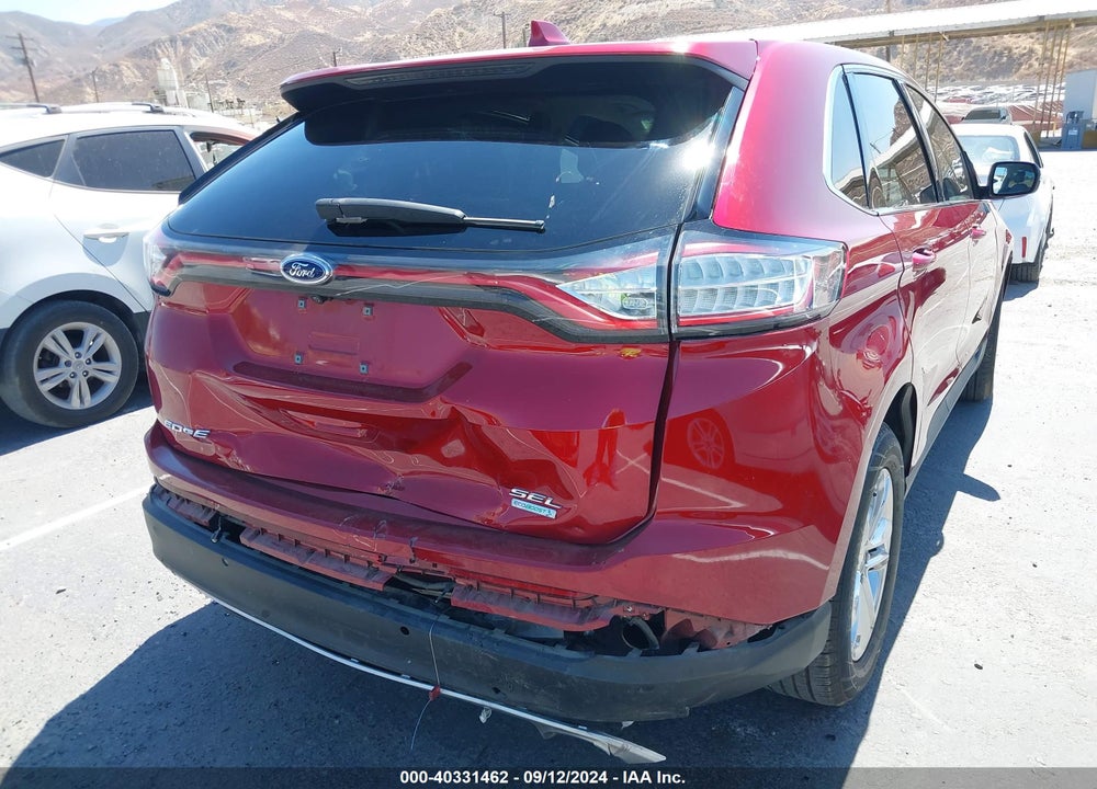 2017 FORD EDGE SEL VIN: 2FMPK3J92HBC22052