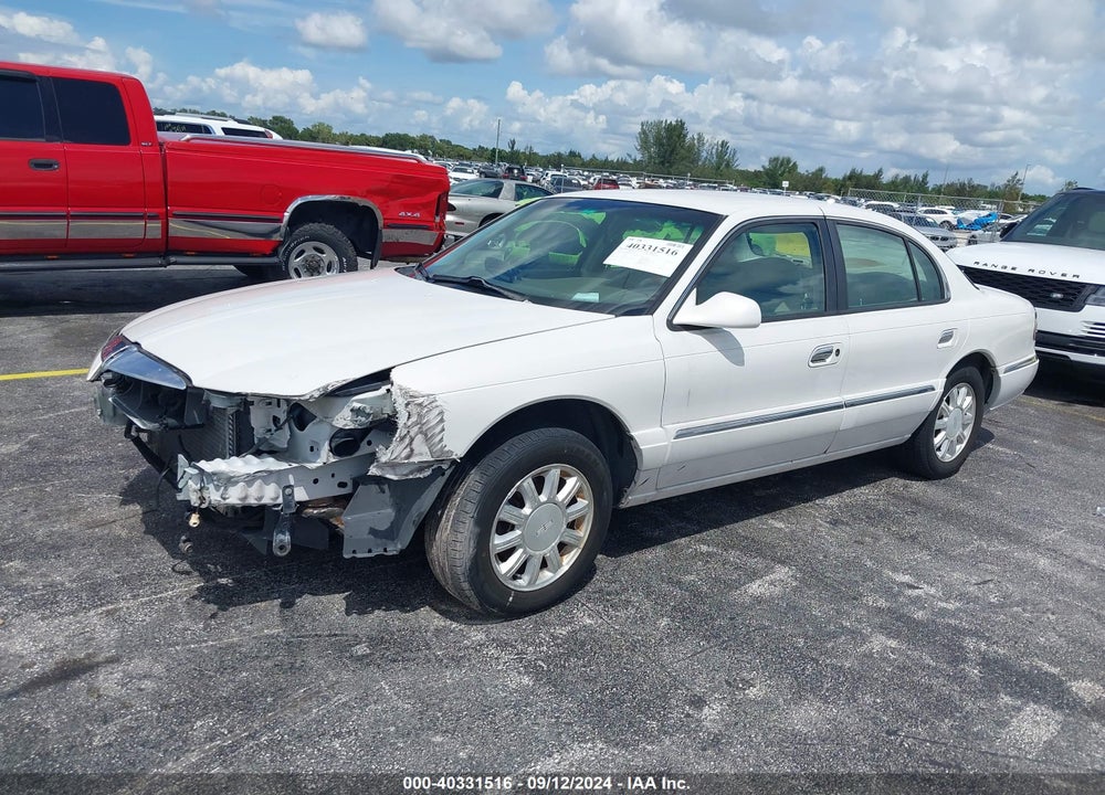 2001 LINCOLN CONTINENTAL VIN: 1LNHM97V61Y627393