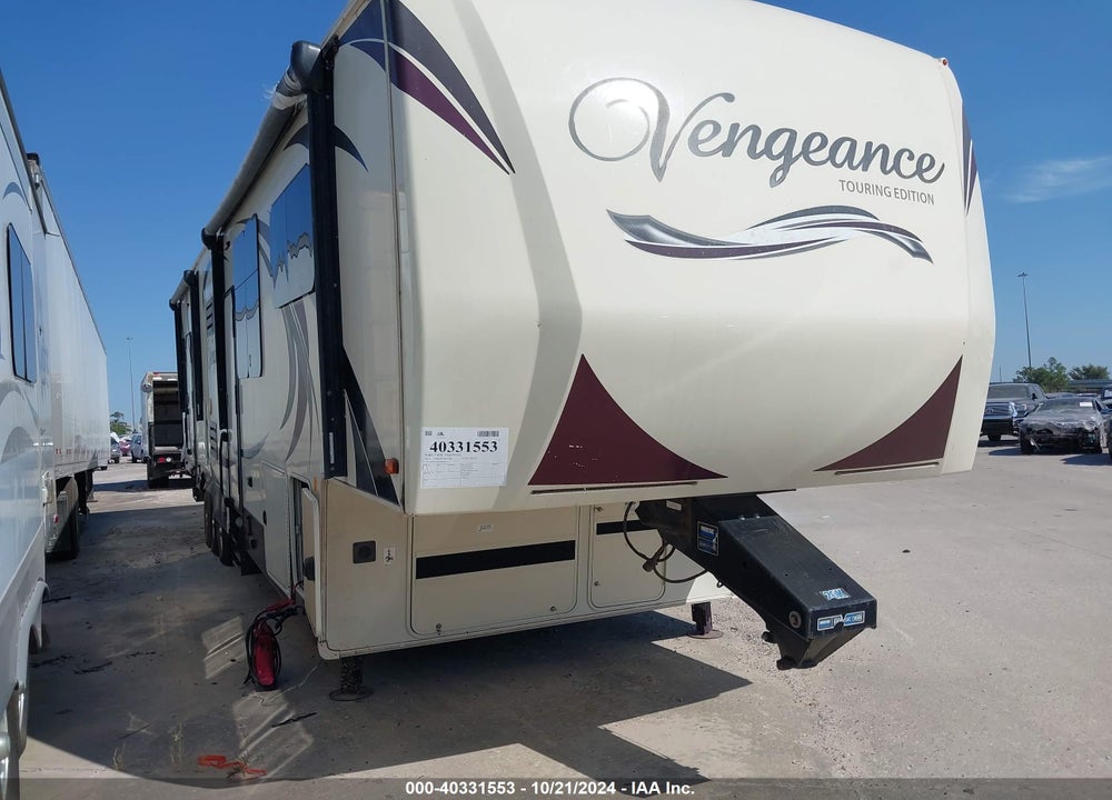2015 FOREST RIVER VENGEANCE VIN: 4X4FVGR37FR500172