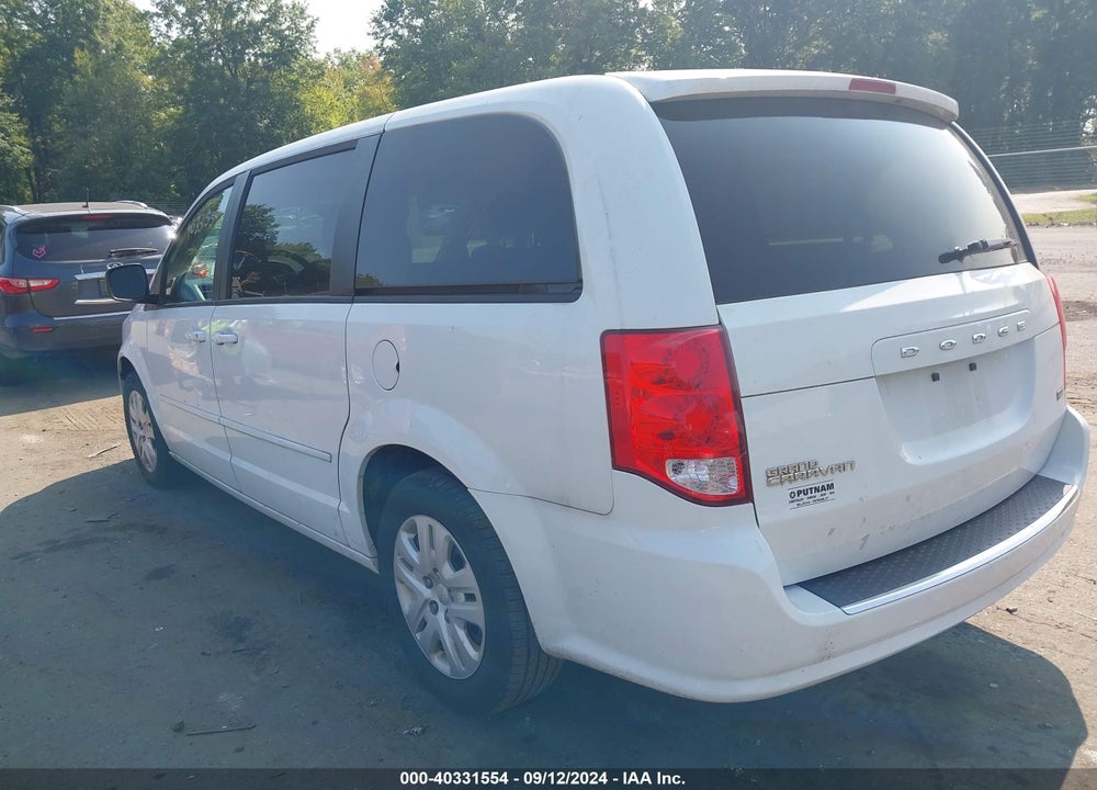 2014 DODGE GRAND CARAVAN SE VIN: 2C4RDGBG2ER401867