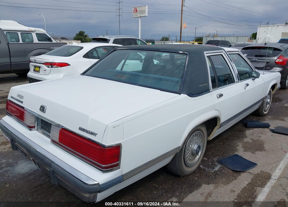 1988 MERCURY GRAND MARQUIS GS VIN: 2MEBM74F8JX701021