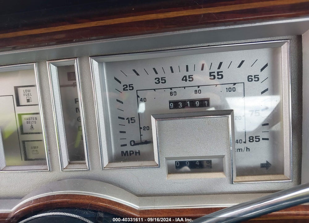 1988 MERCURY GRAND MARQUIS GS VIN: 2MEBM74F8JX701021