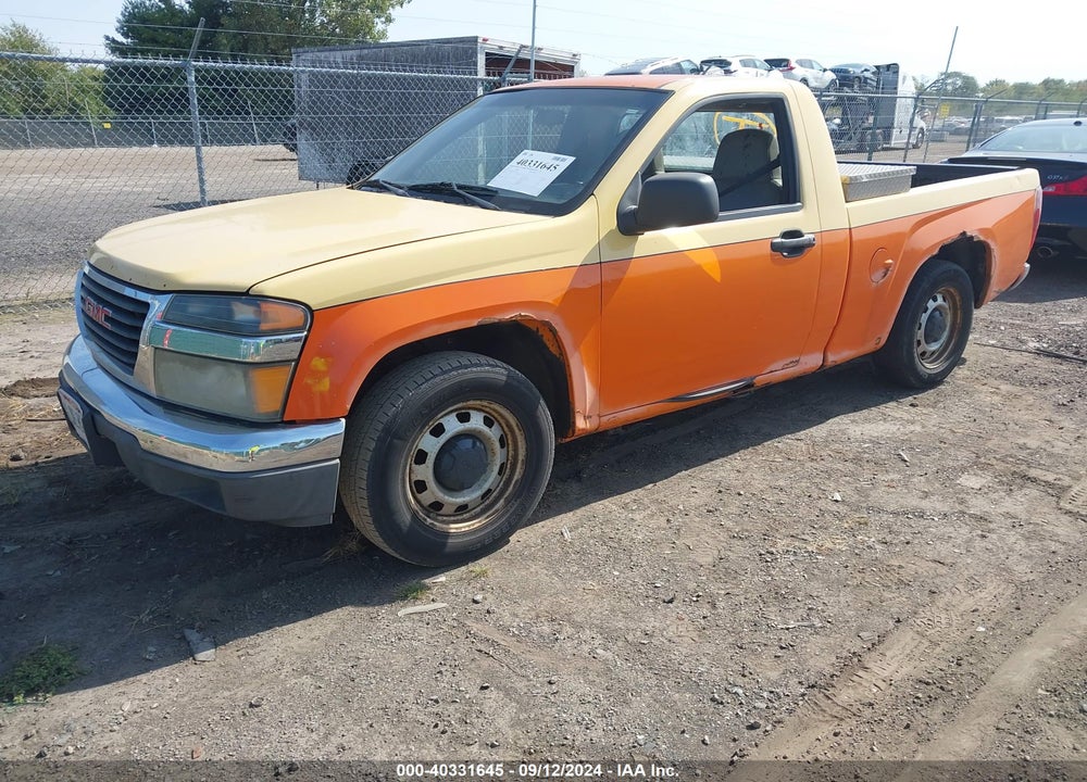 2010 GMC CANYON WORK TRUCK VIN: 1GTCSBD92A8141733