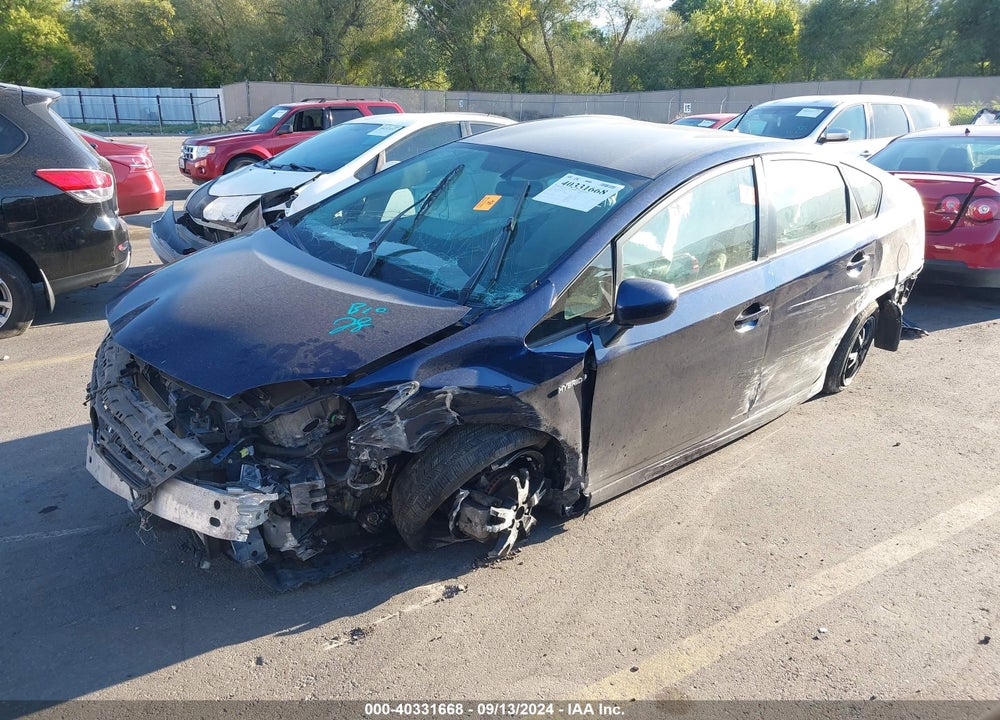 2014 TOYOTA PRIUS TWO VIN: JTDKN3DU6E1781732
