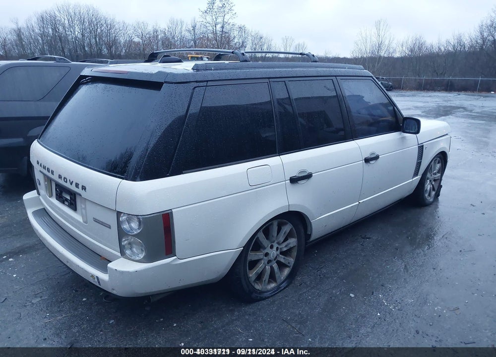 2006 LAND ROVER RANGE ROVER SUPERCHARGED VIN: SALMF13426A228520